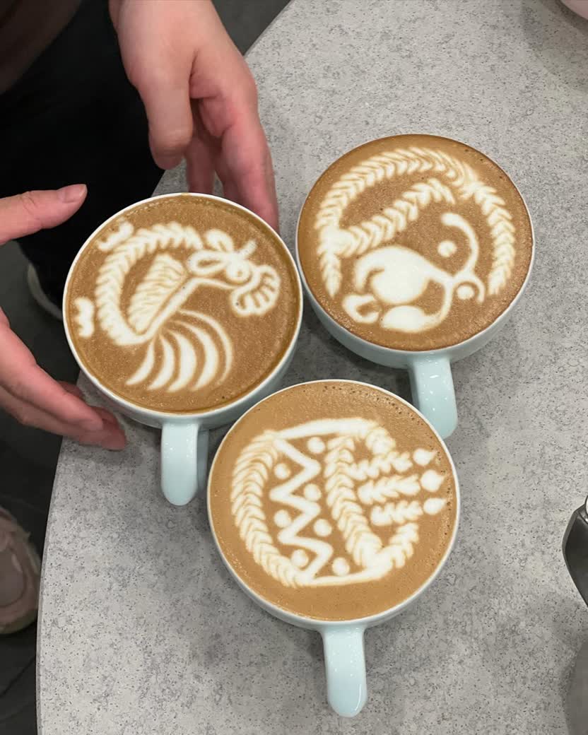 Zking latte art