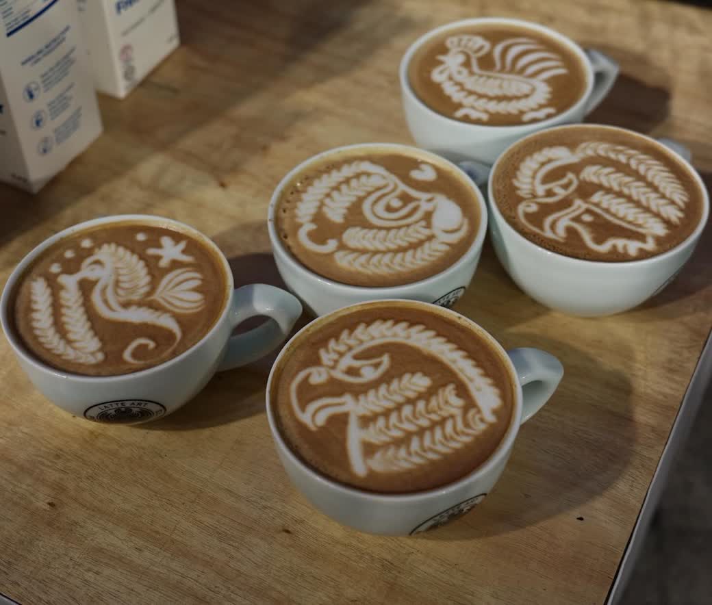 Zking latte art